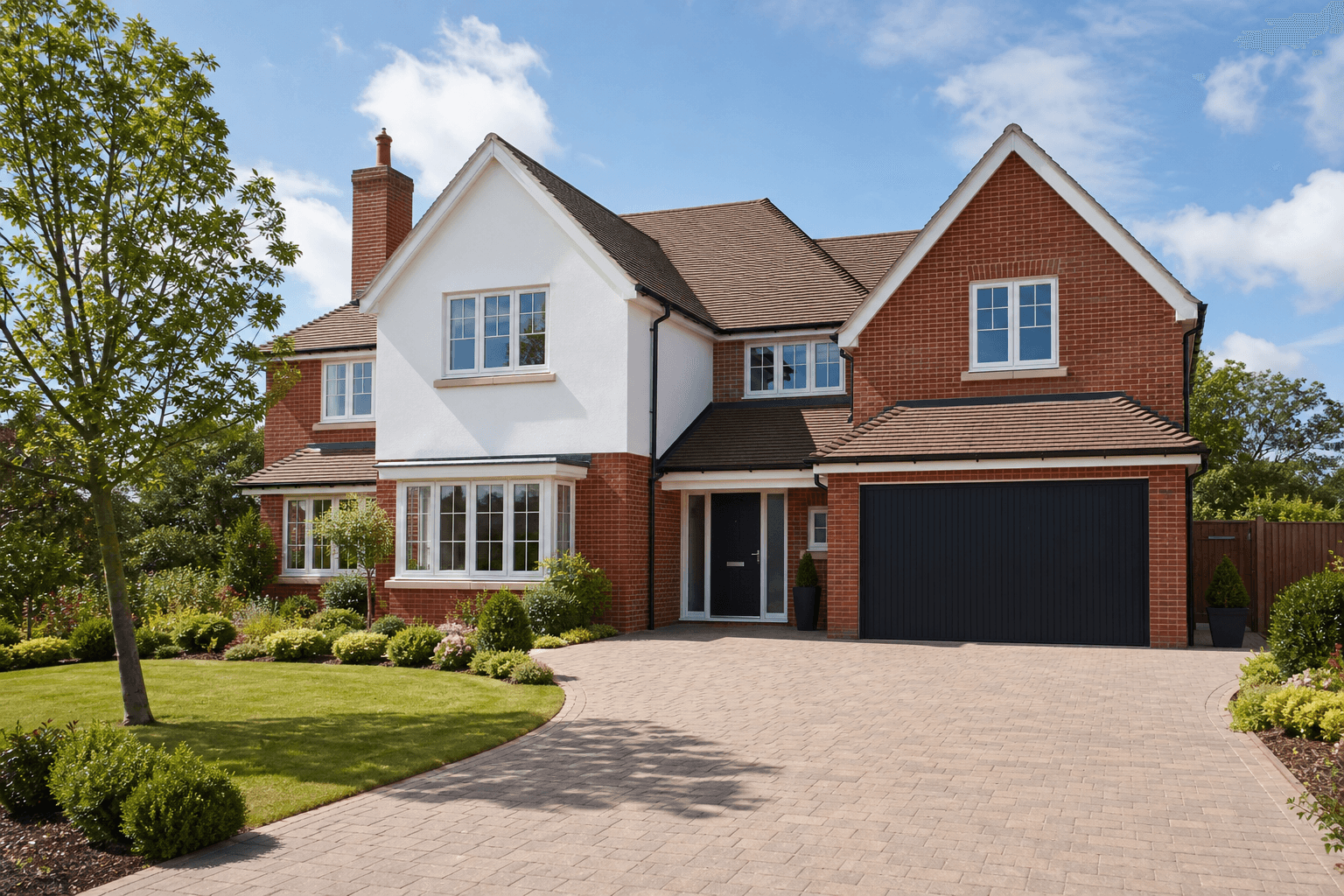 Attractive modern UK family home with tidy kerb appeal — professional property marketing helps homes sell faster