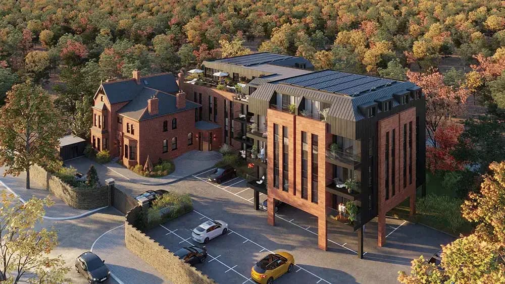 Cinematic visualisation of a luxury development
