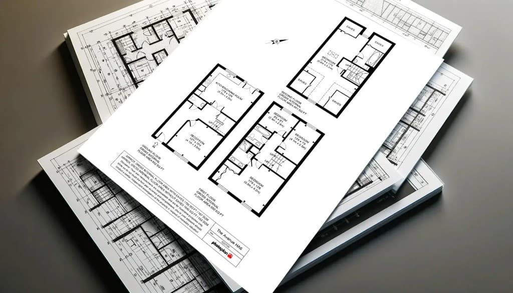Professional property floor plan with accurate measurements