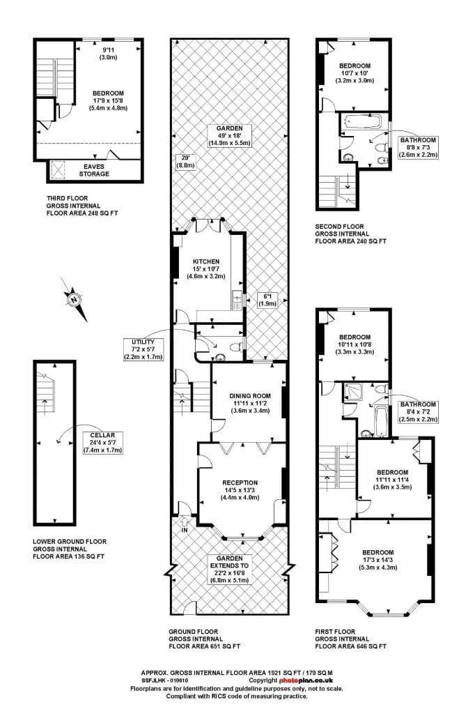 Measured floor plan drawing for a property design project